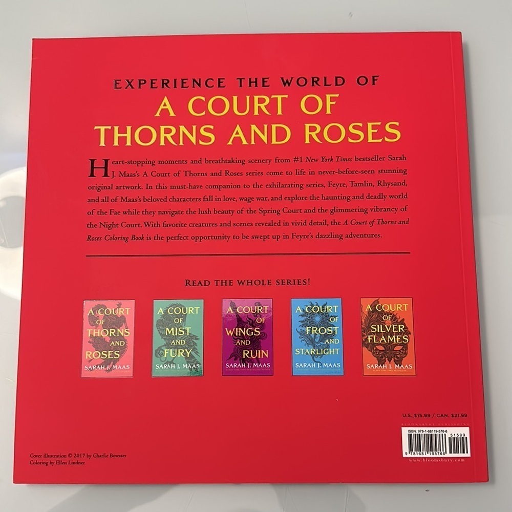 New ACOTAR Coloring Book - Picture 5 of 5